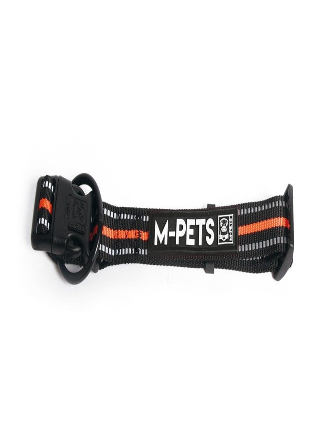 M-PETS Dog Hiking Collar, Sturdy Lockable Buckle with Reflective Strips, Durable, Safe, Quick Dry with Heavy-Duty Buckles & Ring, Suitable for Large Dogs, Adjustable Neck Size: 48-75cm, X-Large - Image 1